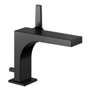 Keuco Waschtisch-Einhebelmischer 110 Edition 11 Ausl. 136mm, m Abl.garn, schwarz matt