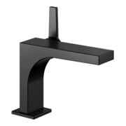 Keuco Waschtisch-Einhebelmischer 110 Edition 11 Ausl. 136mm, o. Abl.garn, schwarz matt