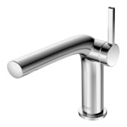 Keuco Waschtisch-Einhebelmischer 120 Edition 400 Ausl. 153mm, o. Abl.garn, ni. gebürstet