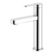 Keuco Waschtisch-Einhebelmischer 130 IXMO Flat A 124mm, o. Abl.garn, Ros. rd, verchromt