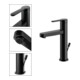 Keuco Waschtisch-Einhebelmischer 130 IXMO Flat Ausl. 124mm, m Abl.garn, Ros. rd, sw ma-4