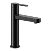 Keuco Waschtisch-Einhebelmischer 130 IXMO Flat Ausl. 124mm, o. Abl.garn, Ros. rd, sw ma-5