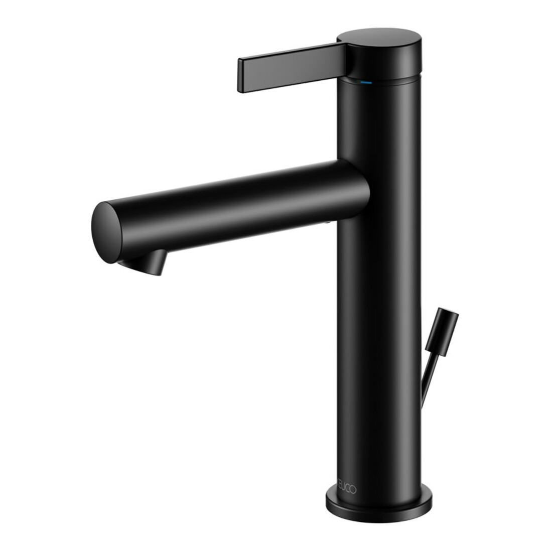 Keuco Waschtisch-Einhebelmischer 130 IXMO Pure A 125mm, m Abl-Garnitur, Ros. rd, sw m