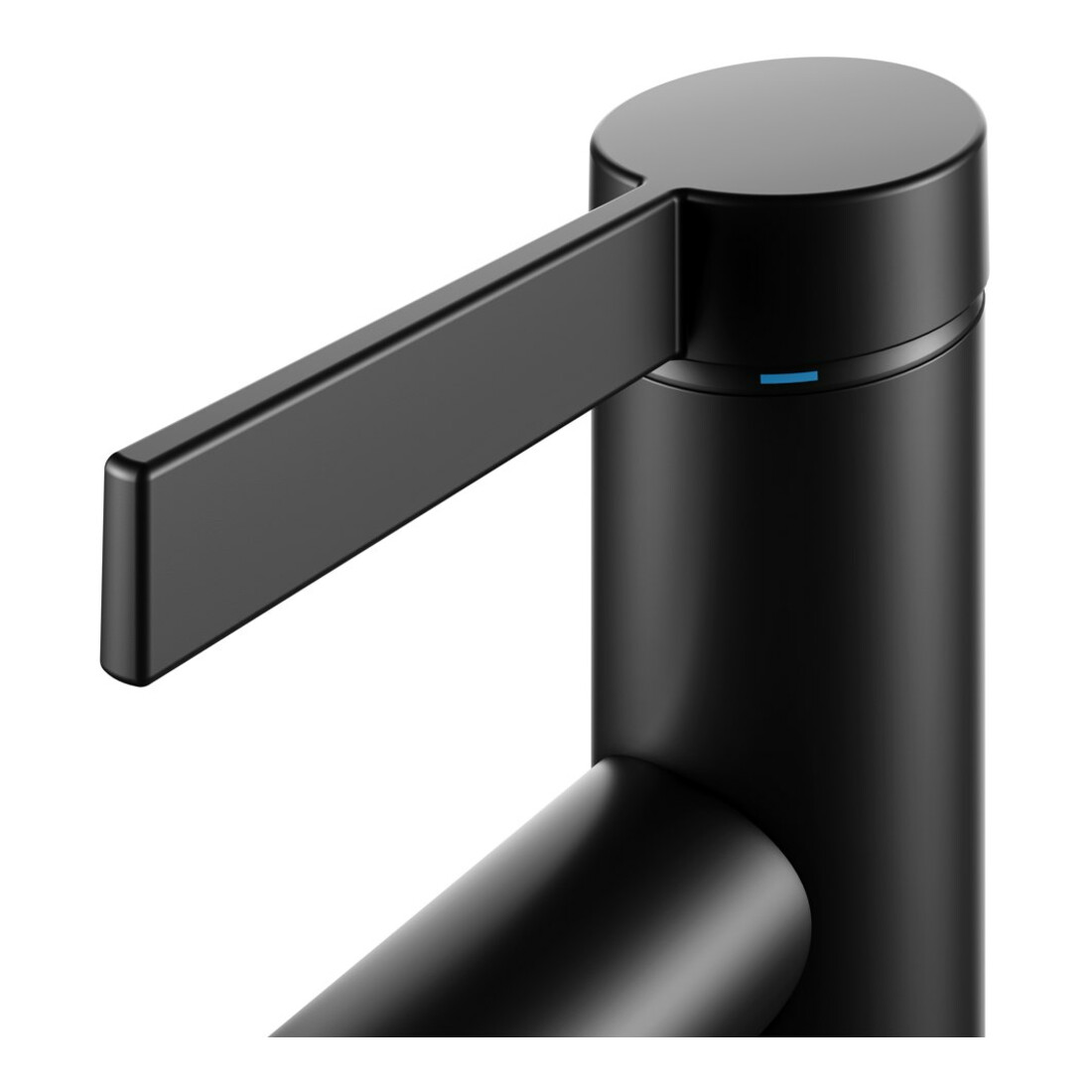 Keuco Waschtisch-Einhebelmischer 130 IXMO Pure A 125mm, m Abl-Garnitur, Ros. rd, sw m