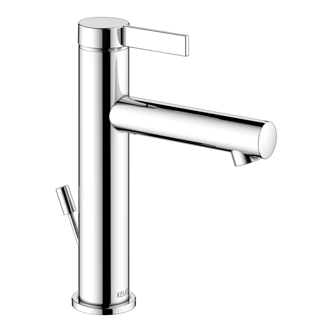 Keuco Waschtisch-Einhebelmischer 130 IXMO Pure A 125mm, m ALG, Ros. rd, verchromt