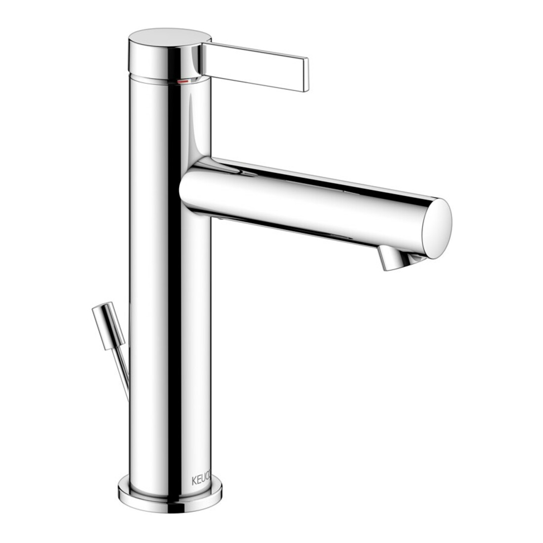 Keuco Waschtisch-Einhebelmischer 130 IXMO Pure A 125mm, m ALG, Ros. rd, verchromt