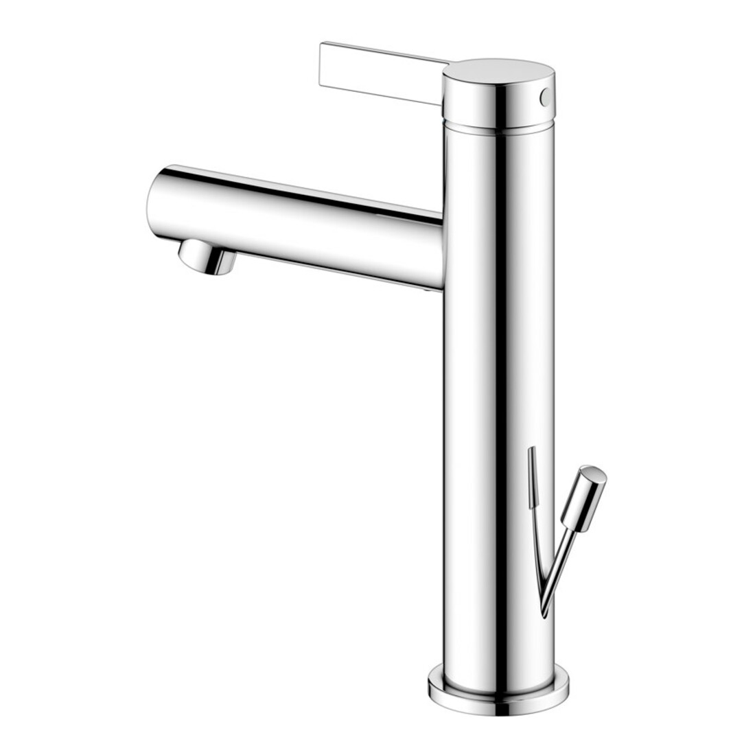 Keuco Waschtisch-Einhebelmischer 130 IXMO Pure A 125mm, m ALG, Ros. rd, verchromt