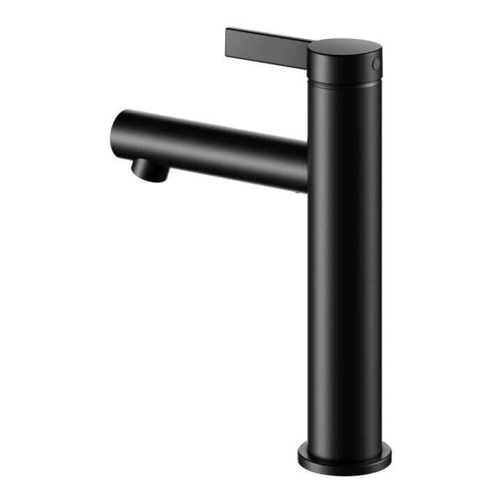 Keuco Waschtisch-Einhebelmischer 130 IXMO Pure A 125mm, o. Abl-Garnitur, Ros. rd, sw m