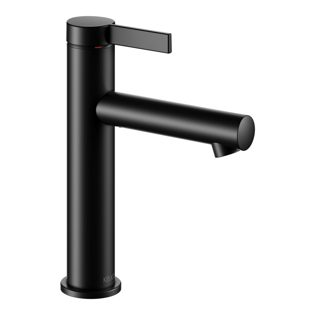 Keuco Waschtisch-Einhebelmischer 130 IXMO Pure A 125mm, o. Abl-Garnitur, Ros. rd, sw m