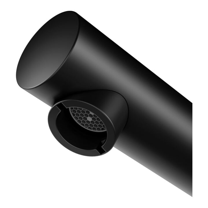 Keuco Waschtisch-Einhebelmischer 130 IXMO Pure A 125mm, o. Abl-Garnitur, Ros. rd, sw m