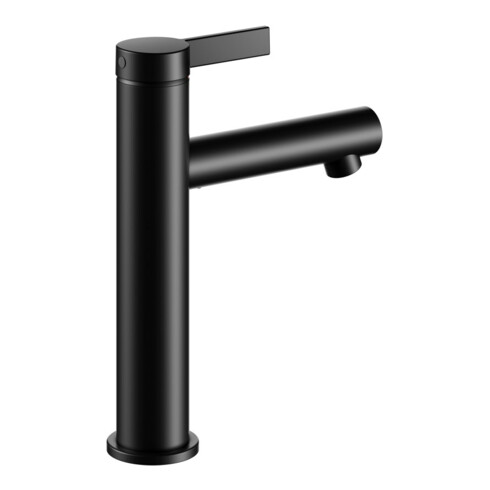 Keuco Waschtisch-Einhebelmischer 130 IXMO Pure A 125mm, o. Abl-Garnitur, Ros. rd, sw m