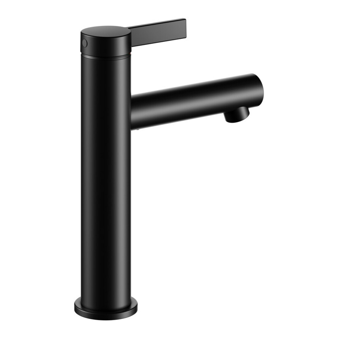 Keuco Waschtisch-Einhebelmischer 130 IXMO Pure A 125mm, o. Abl-Garnitur, Ros. rd, sw m