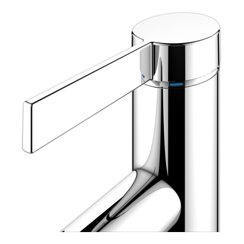 Keuco Waschtisch-Einhebelmischer 130 IXMO Pure A 125mm, o ALG, Ros. rd, verchromt