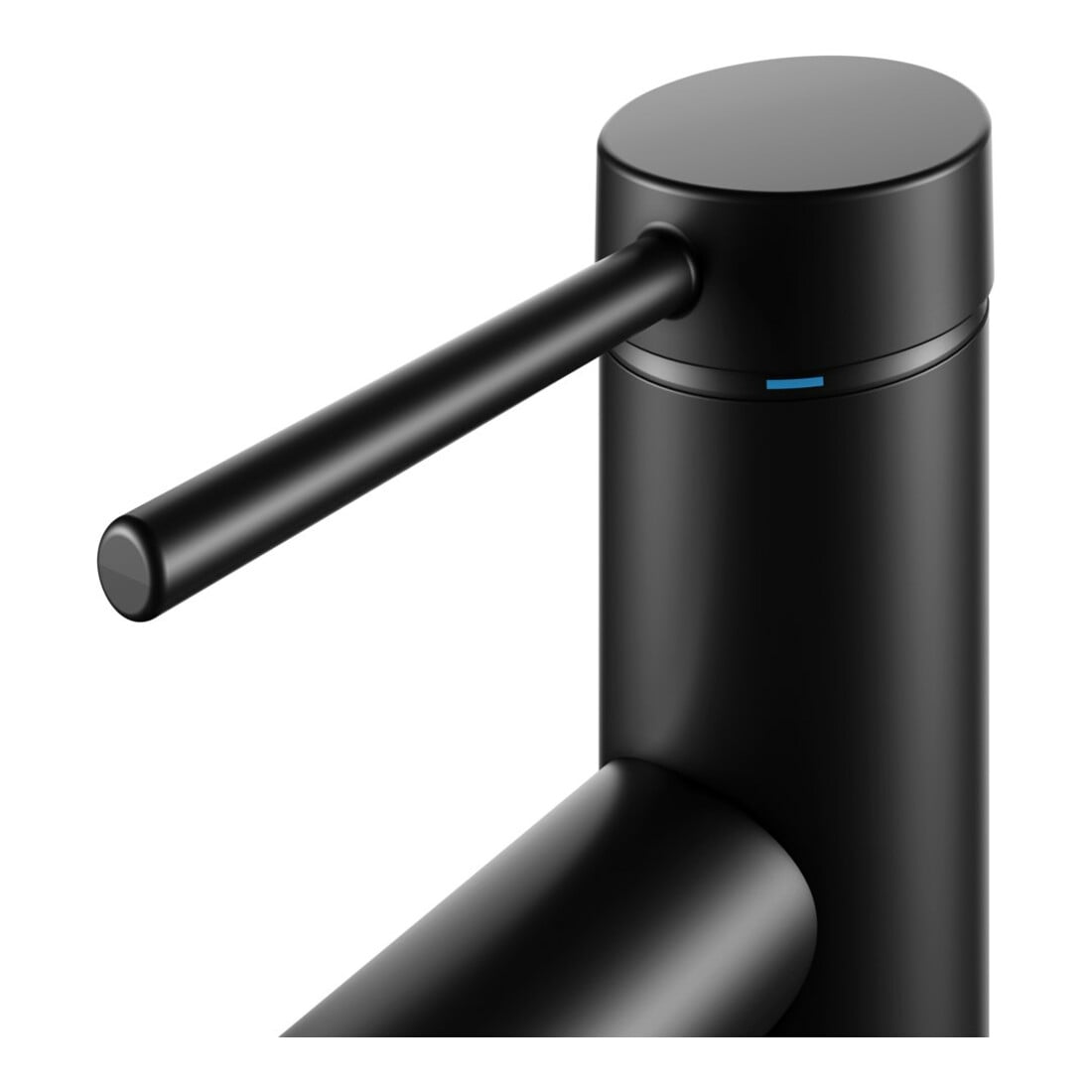 Keuco Waschtisch-Einhebelmischer 130 IXMO Soft A 129mm, o. Abl-Garnitur, Ros. rd, sw m