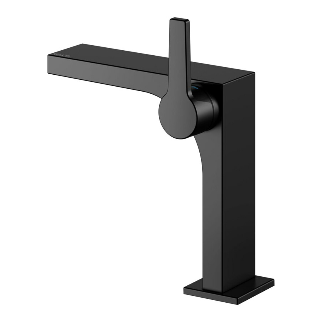 Keuco Waschtisch-Einhebelmischer 150 Edition 11 Ausl. 136mm, o. Abl.garn, schwarz matt