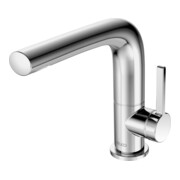 Keuco Waschtisch-Einhebelmischer 150 Edition 400 A 153mm, schw, m Abl.garn, SW-chrom geb.