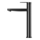 Keuco Waschtisch-Einhebelmischer 210 IXMO Flat Ausl. 159mm, o. Abl.garn, schwarz matt-4