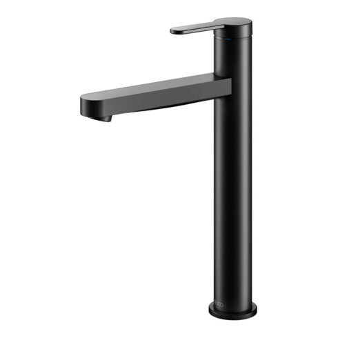 Keuco Waschtisch-Einhebelmischer 210 IXMO Flat Ausl. 159mm, o. Abl.garn, schwarz matt