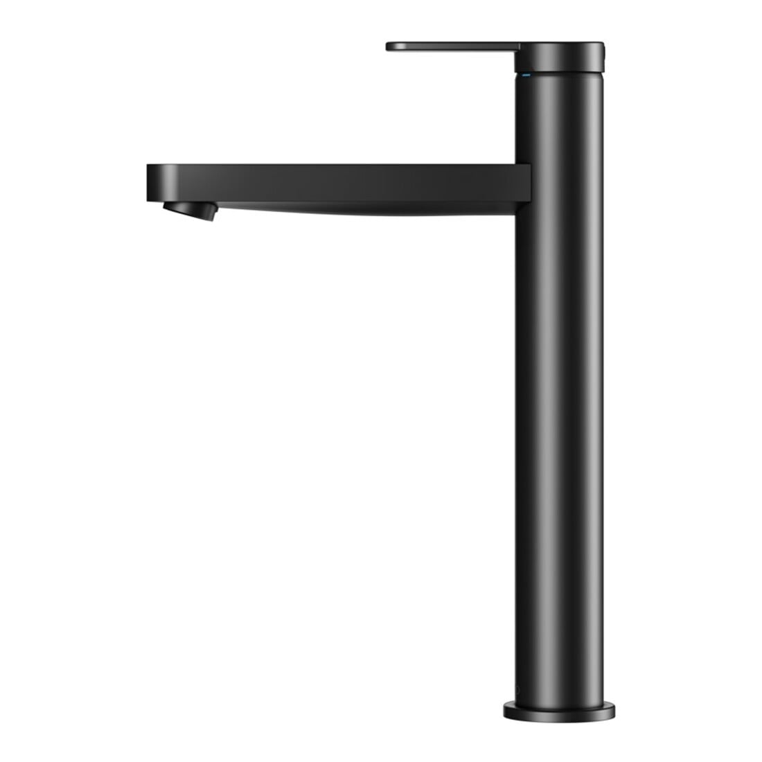 Keuco Waschtisch-Einhebelmischer 210 IXMO Flat Ausl. 159mm, o. Abl.garn, schwarz matt