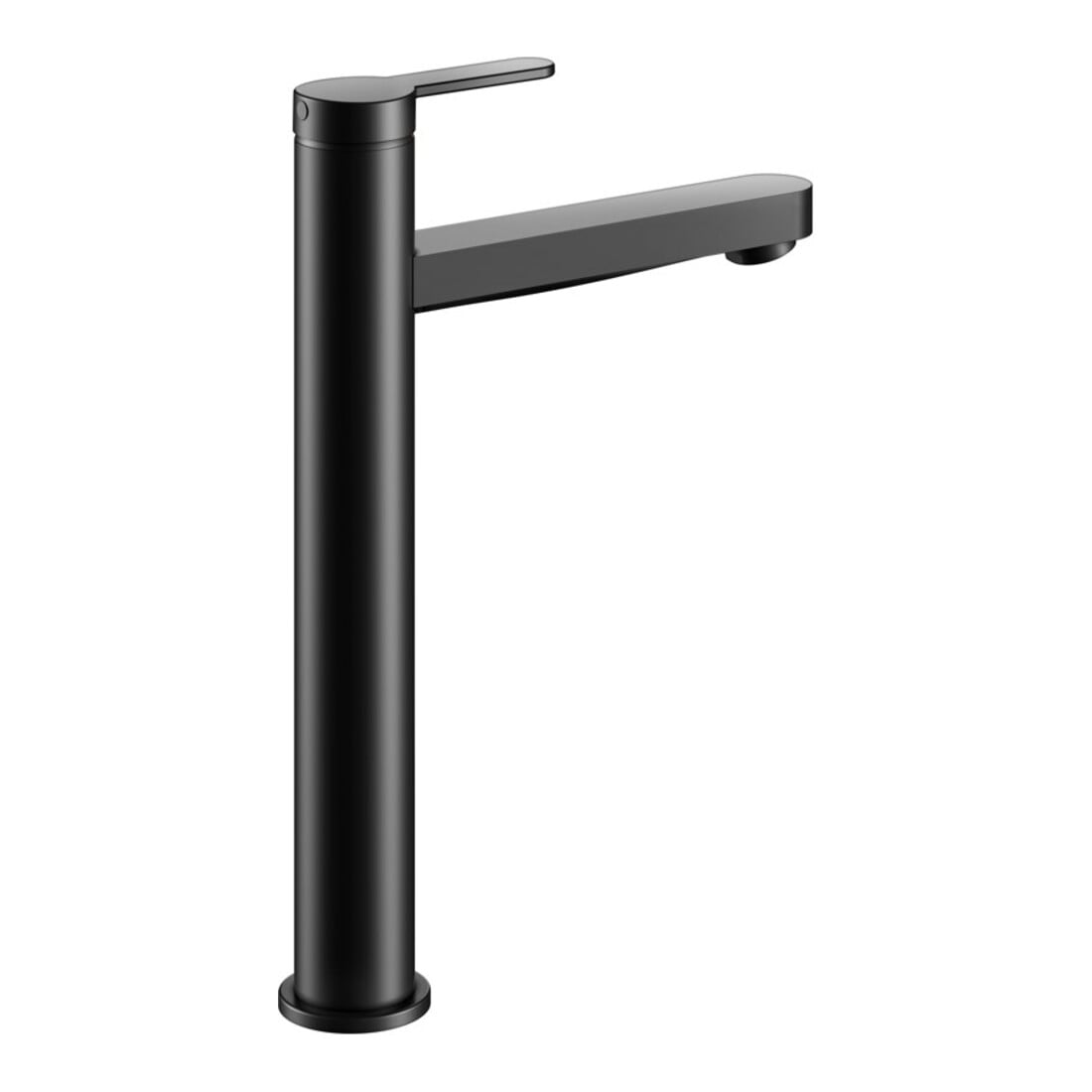Keuco Waschtisch-Einhebelmischer 210 IXMO Flat Ausl. 159mm, o. Abl.garn, schwarz matt