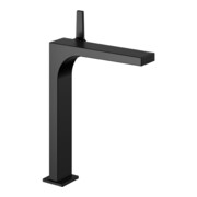 Keuco Waschtisch-Einhebelmischer 250 Edition 11 Ausl. 180mm, o. Abl.garn, schwarz matt