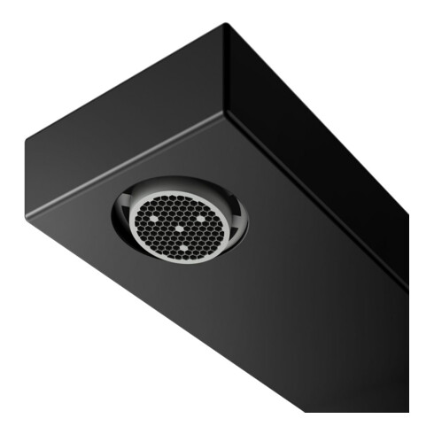 Keuco Waschtisch-Einhebelmischer 250 Edition 11 Ausl. 180mm, o. Abl.garn, schwarz matt