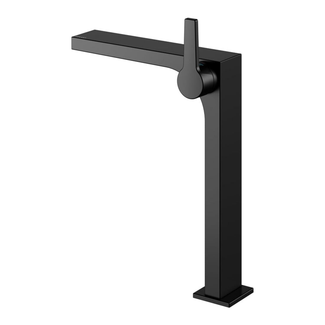 Keuco Waschtisch-Einhebelmischer 250 Edition 11 Ausl. 180mm, o. Abl.garn, schwarz matt