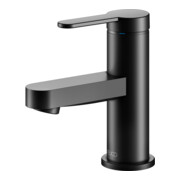 Keuco Waschtisch-Einhebelmischer 60 IXMO Flat Ausl. 89mm, o. Abl.garn, schwarz matt