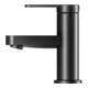 Keuco Waschtisch-Einhebelmischer 60 IXMO Flat Ausl. 89mm, o. Abl.garn, schwarz matt-5