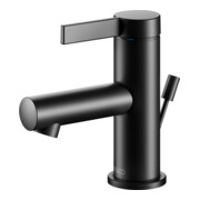 Keuco Waschtisch-Einhebelmischer 60 IXMO Pure Ausl. 90mm, m Abl-Garnitur, schwarz matt