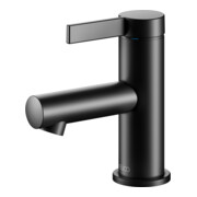 Keuco Waschtisch-Einhebelmischer 60 IXMO Pure Ausl. 90mm, o. Abl-Garnitur, sw matt