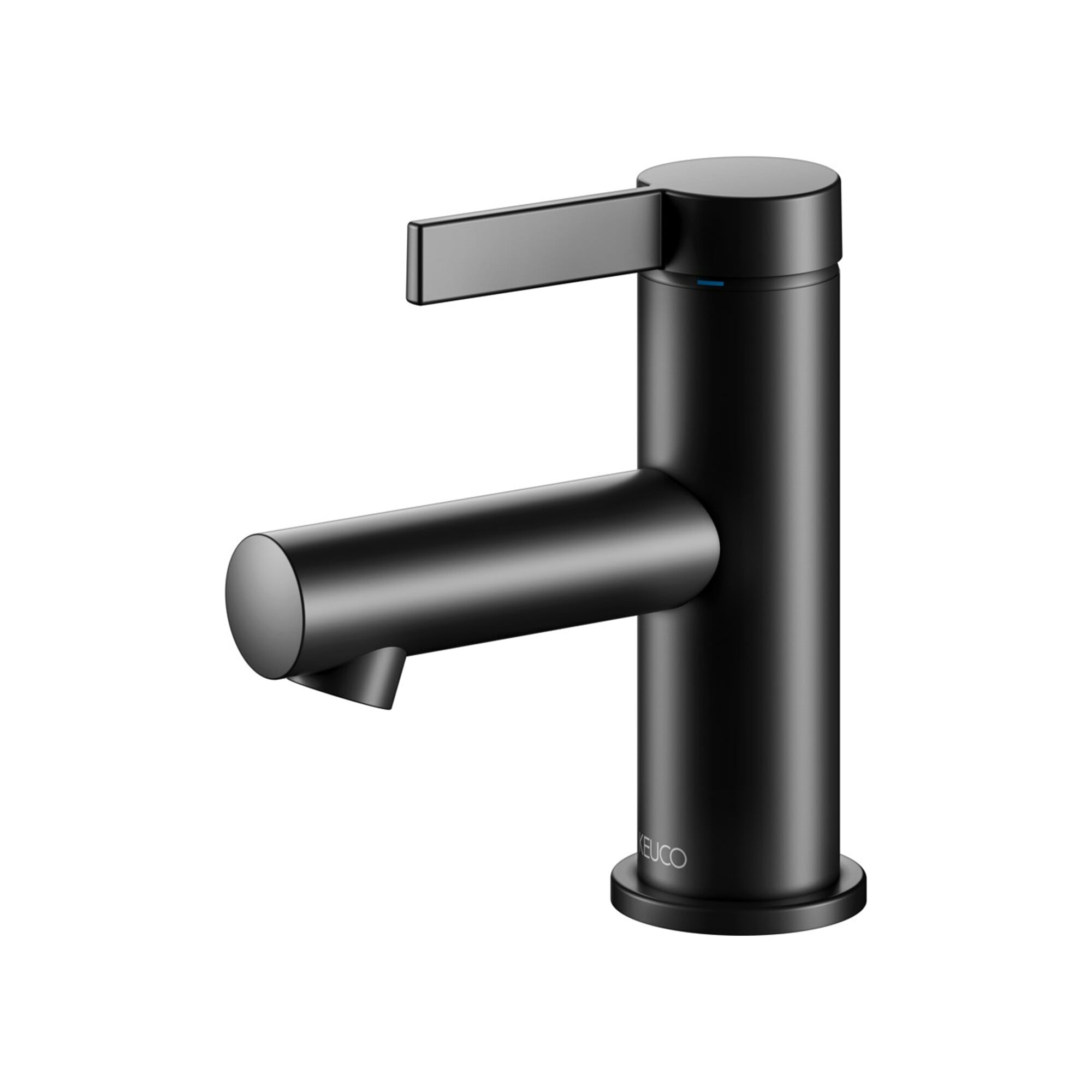 Keuco Waschtisch-Einhebelmischer 60 IXMO Pure Ausl. 90mm, o. Abl-Garnitur, sw matt