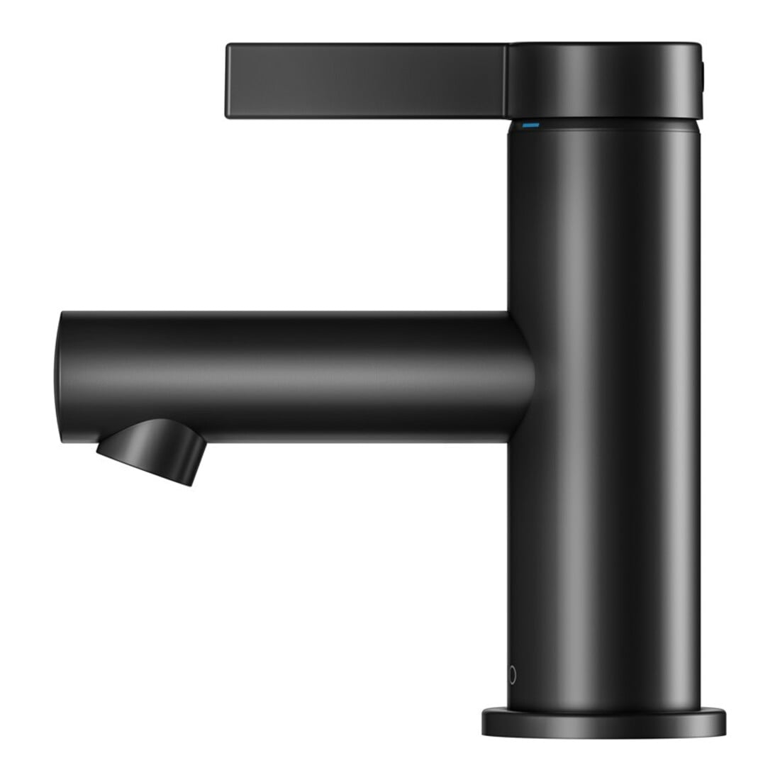 Keuco Waschtisch-Einhebelmischer 60 IXMO Pure Ausl. 90mm, o. Abl-Garnitur, sw matt