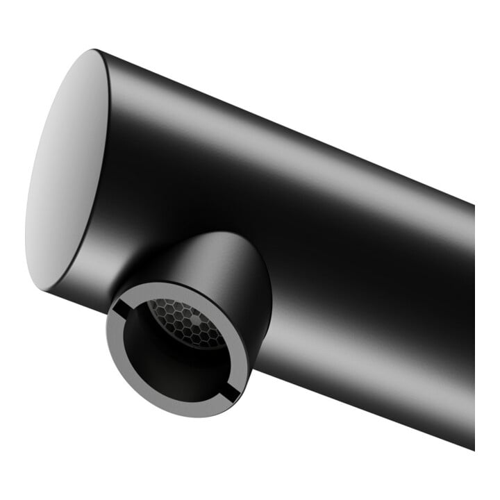 Keuco Waschtisch-Einhebelmischer 60 IXMO Pure Ausl. 90mm, o. Abl-Garnitur, sw matt