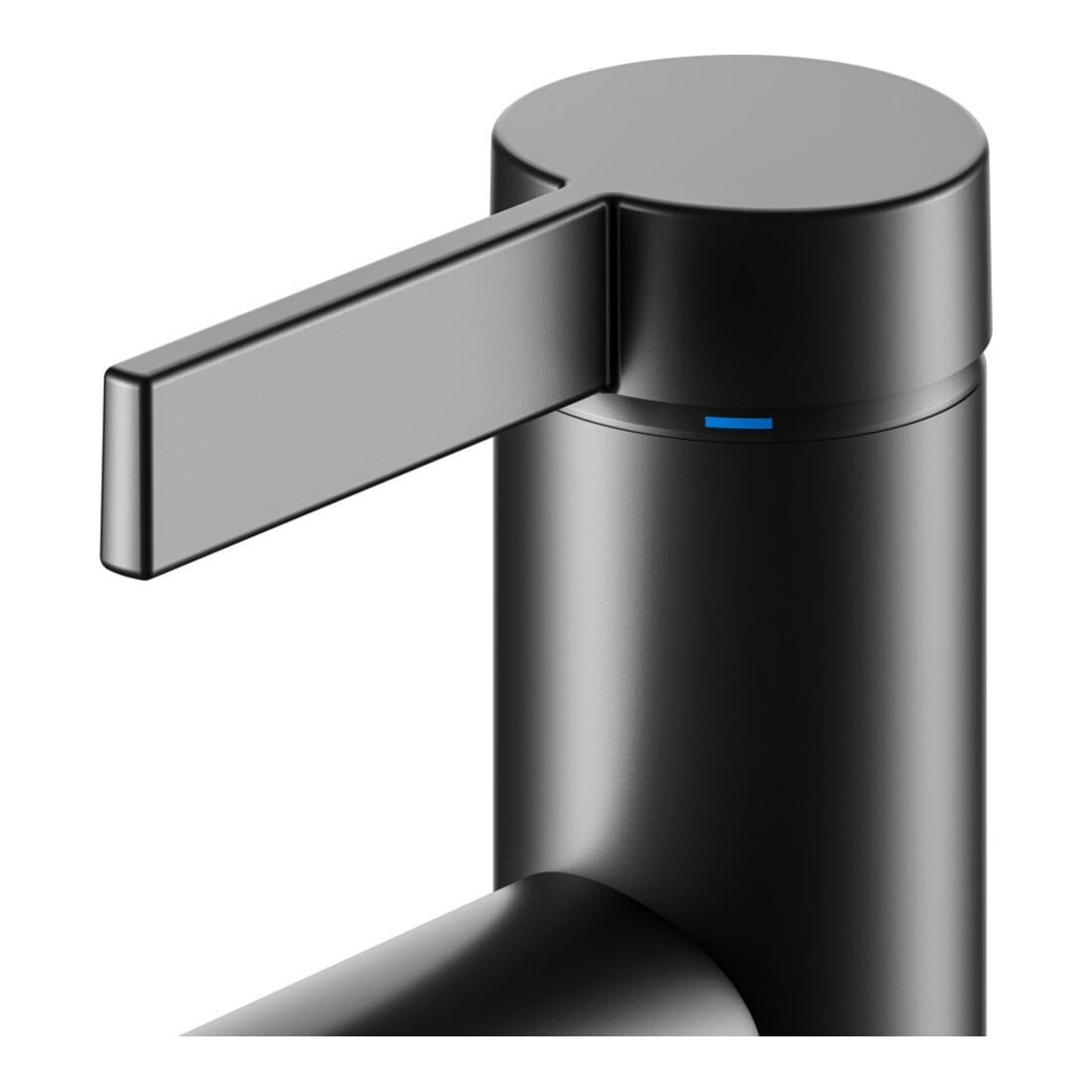 Keuco Waschtisch-Einhebelmischer 60 IXMO Pure Ausl. 90mm, o. Abl-Garnitur, sw matt