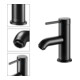 Keuco Waschtisch-Einhebelmischer 60 IXMO Soft Ausl. 94mm, o. Abl-Garnitur, sw matt-2