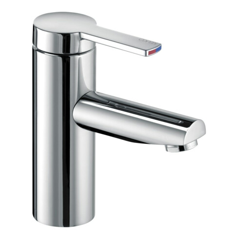 Keuco Waschtisch-Einhebelmischer 90 Plan blue A 107mm, o. Abl-Garnitur, alu./finish