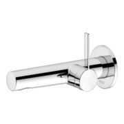 Keuco Waschtisch-Einhebelmischer IXMO Ausl. 187mm, vc, Wandmont., rd Rosette
