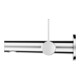 Keuco Waschtisch-Einhebelmischer IXMO Ausl. 187mm, vc, Wandmont., rd Rosette-2