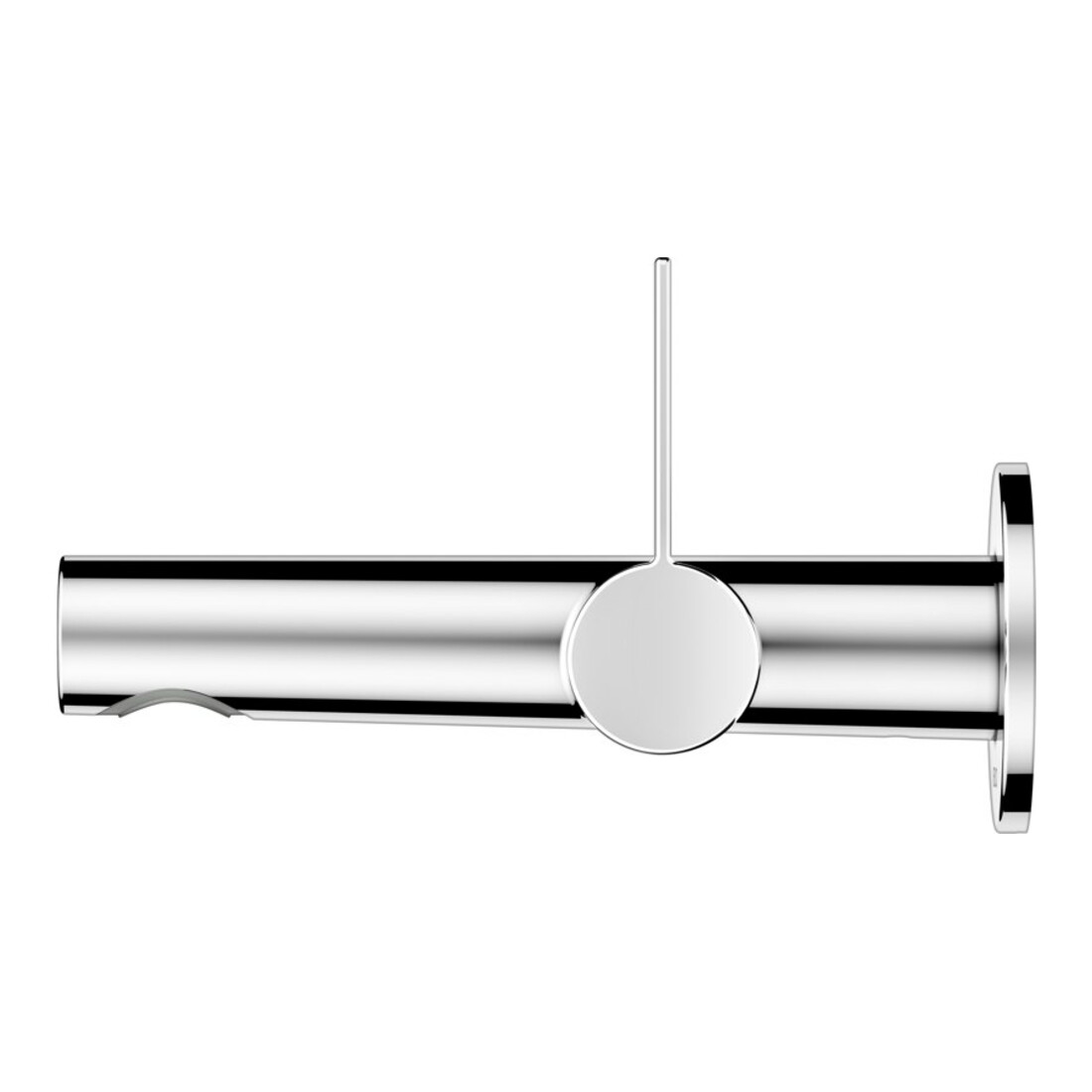 Keuco Waschtisch-Einhebelmischer IXMO Ausl. 187mm, vc, Wandmont., rd Rosette