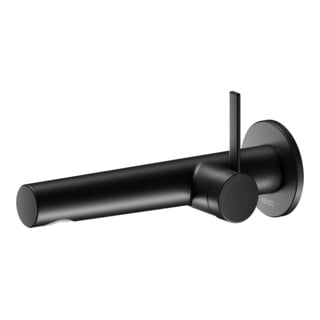 Keuco Waschtisch-Einhebelmischer IXMO Ausl. 219mm, sw ma, Wandmont., rd Ros.