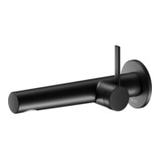 Keuco Waschtisch-Einhebelmischer IXMO Ausl. 219mm, sw ma, Wandmont., rd Ros.