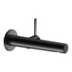 Keuco Waschtisch-Einhebelmischer IXMO Ausl. 219mm, sw ma, Wandmont., rd Ros.-2