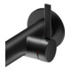 Keuco Waschtisch-Einhebelmischer IXMO Ausl. 219mm, sw ma, Wandmont., rd Ros.