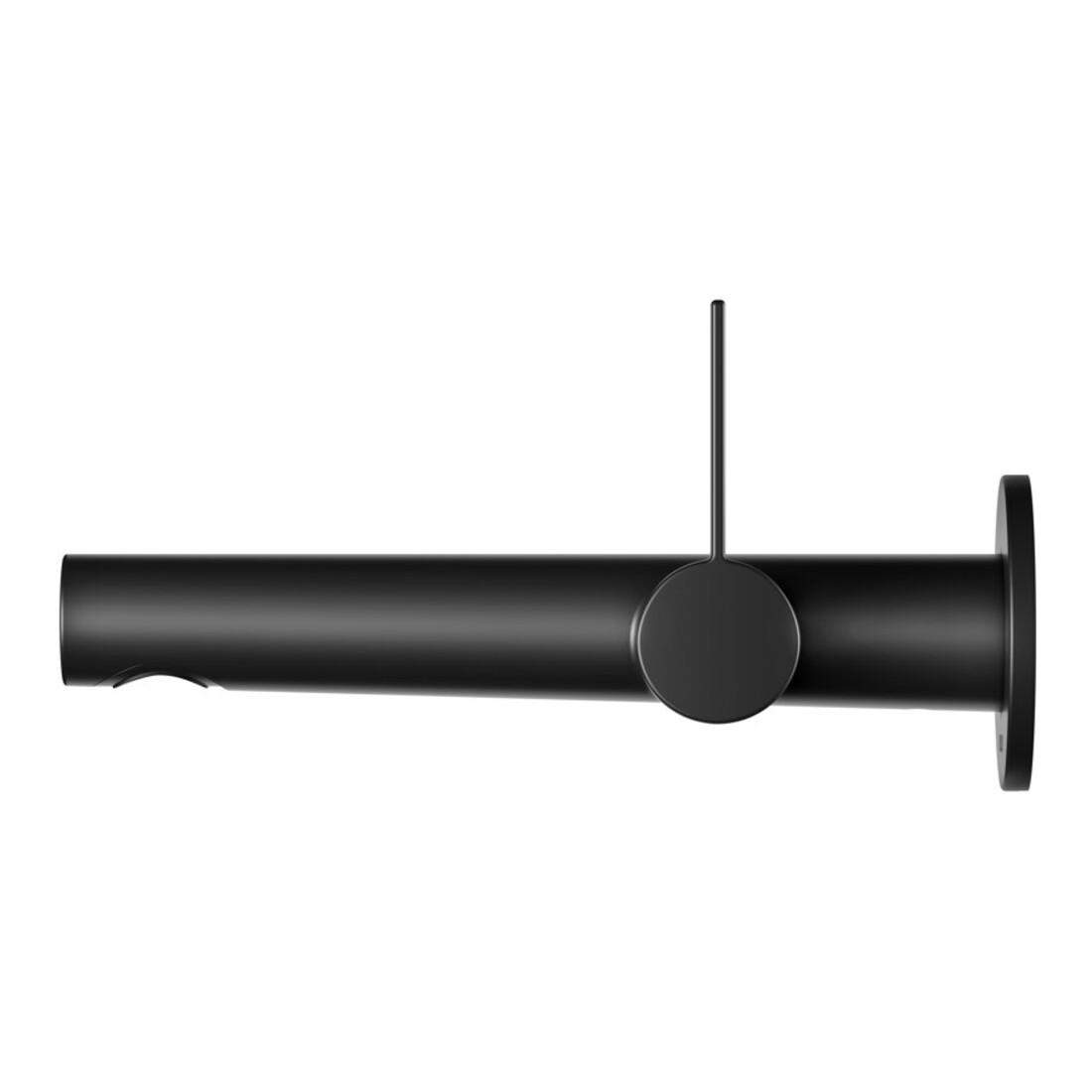 Keuco Waschtisch-Einhebelmischer IXMO Ausl. 219mm, sw ma, Wandmont., rd Ros.