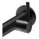 Keuco Waschtisch-Einhebelmischer IXMO Pure Ausl. 243mm, sw matt, Wandmont., rd Ros.