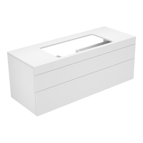 Keuco Waschtischunterschrank Edition 400 140x54,6x53,5cm, 2 AZ, o L, f 2 WT, Cash