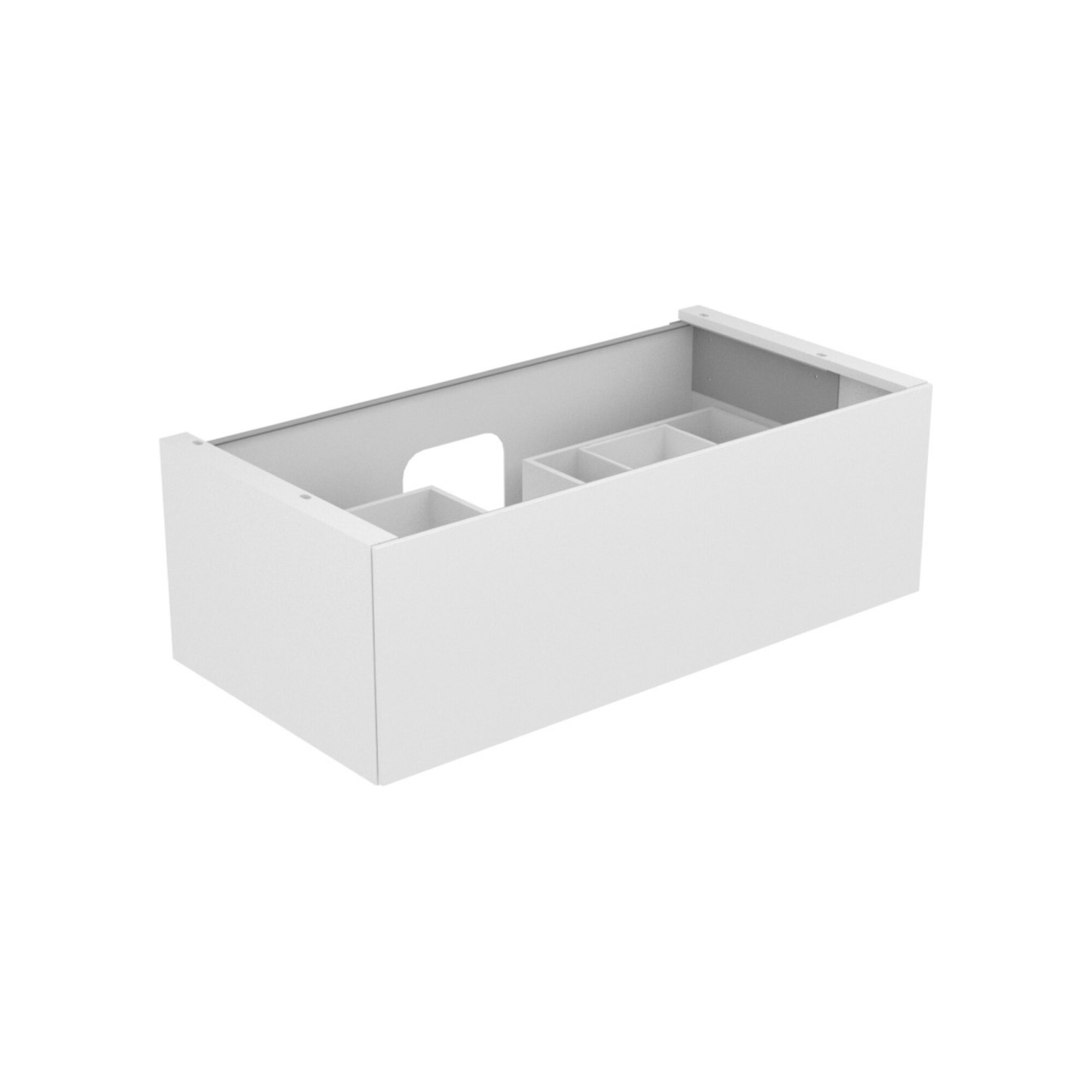 Keuco Waschtischunterschrank Edition 11 105x35x53,5cm, Lac m, Gl. cashm sat.