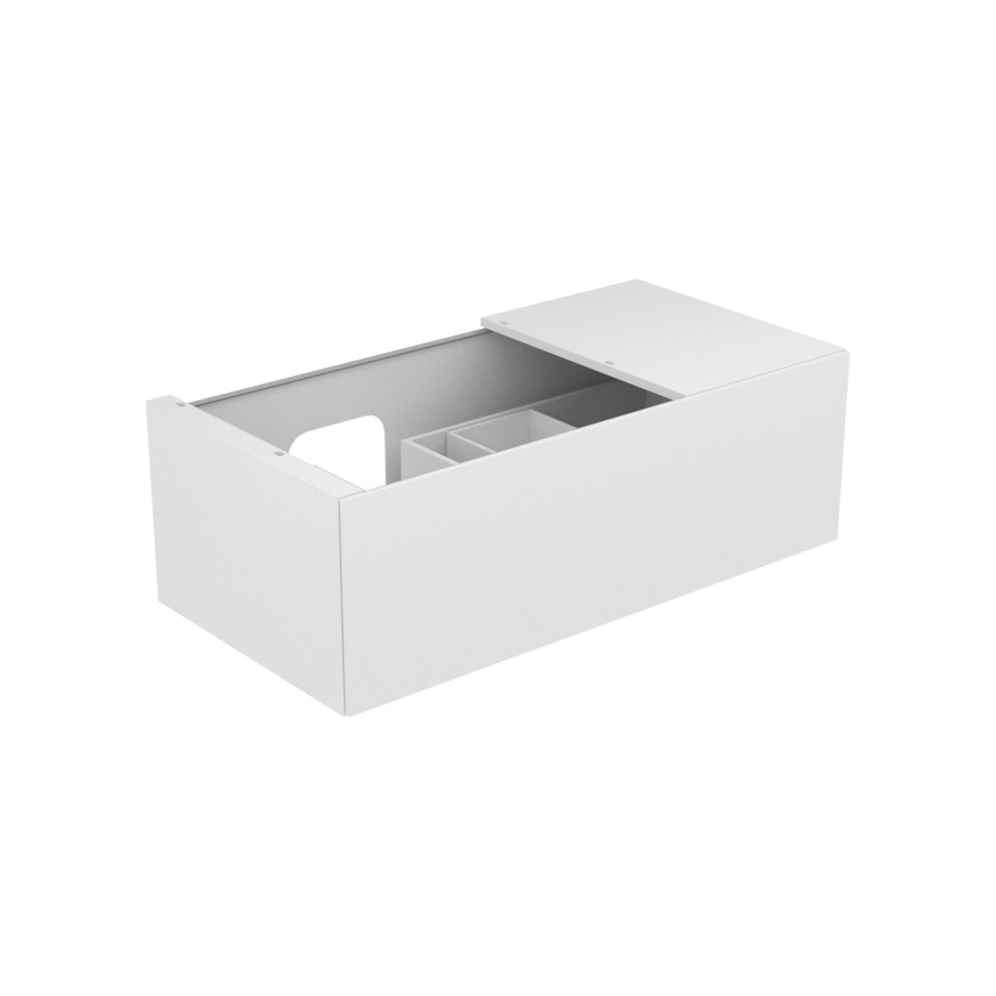 Keuco Waschtischunterschrank Edition 11 105x35x53,5cm, Strukturlack Weiß