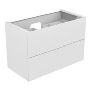 Keuco Waschtischunterschrank Edition 11 105x70x53,5cm, m LED, Lac sw geb.